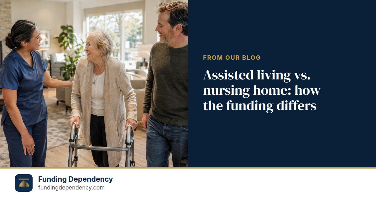 Assisted living vs. nursing home: how the funding differs